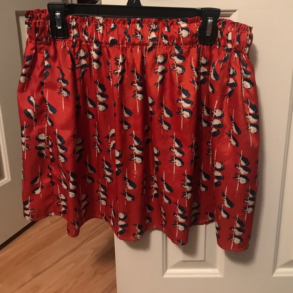 Orange skirt